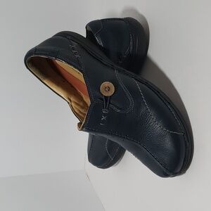 Clarks Unstructured Women's Navy Slip-in Shoes Size 9M
